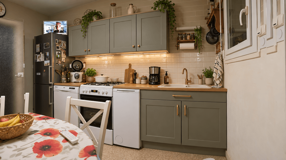 Interior design in French Parisian style — Kitchen by GenRoom AI
