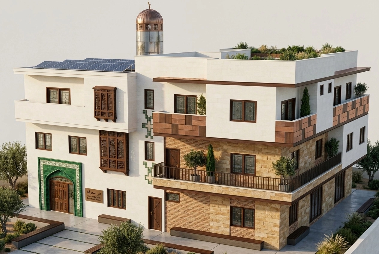 Facade design in Eclectic Facade style — Facade by GenRoom AI