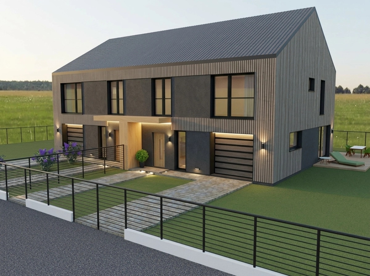 Scandinavian Facade Facade design — facade photo by GenRoom AI