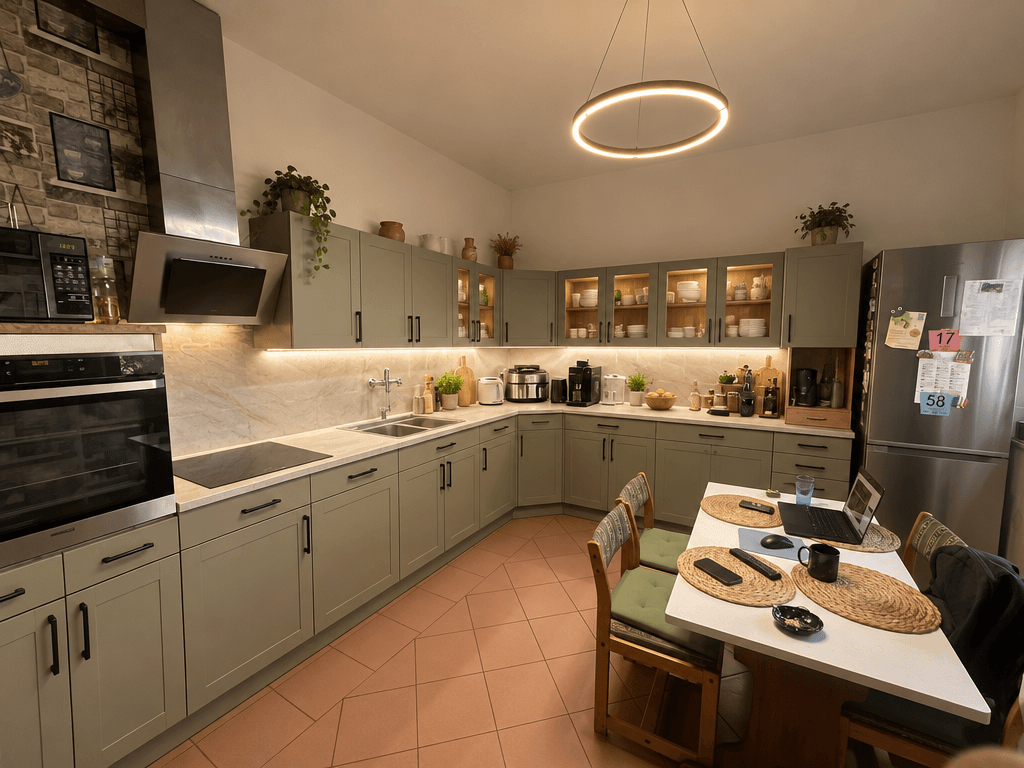 Contemporary Kitchen design — interior photo by GenRoom AI