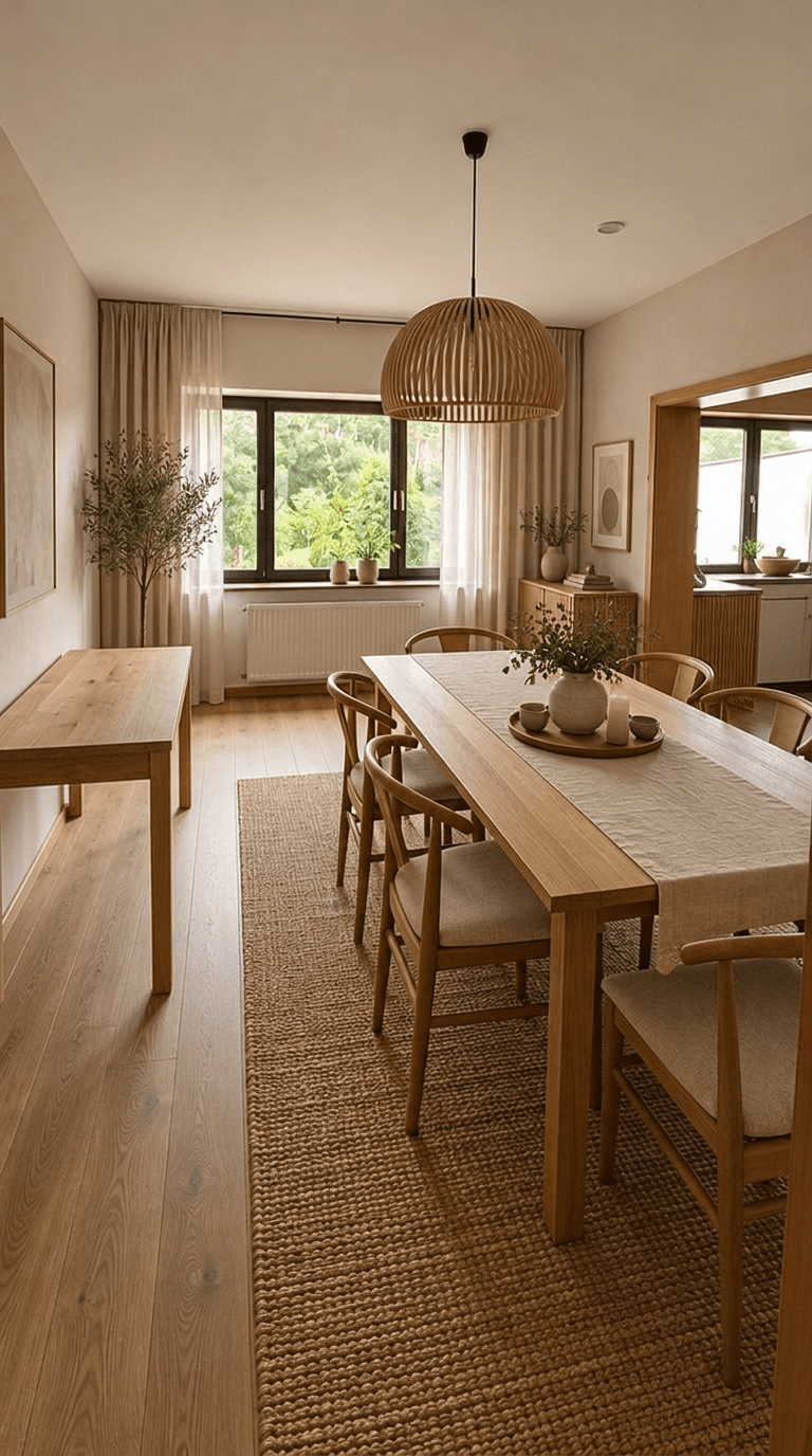 Interior design in Japandi style — dining_room by GenRoom AI