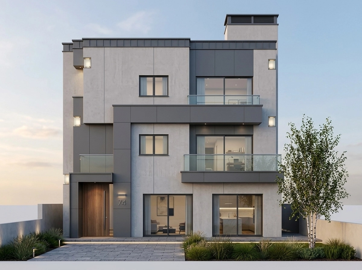 Contemporary Facade Facade design — facade photo by GenRoom AI