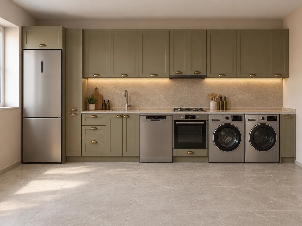 Kitchen interior in no_style style — photo by GenRoom AI