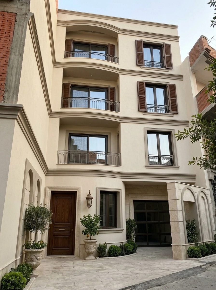 Classic Facade Facade design — facade photo by GenRoom AI
