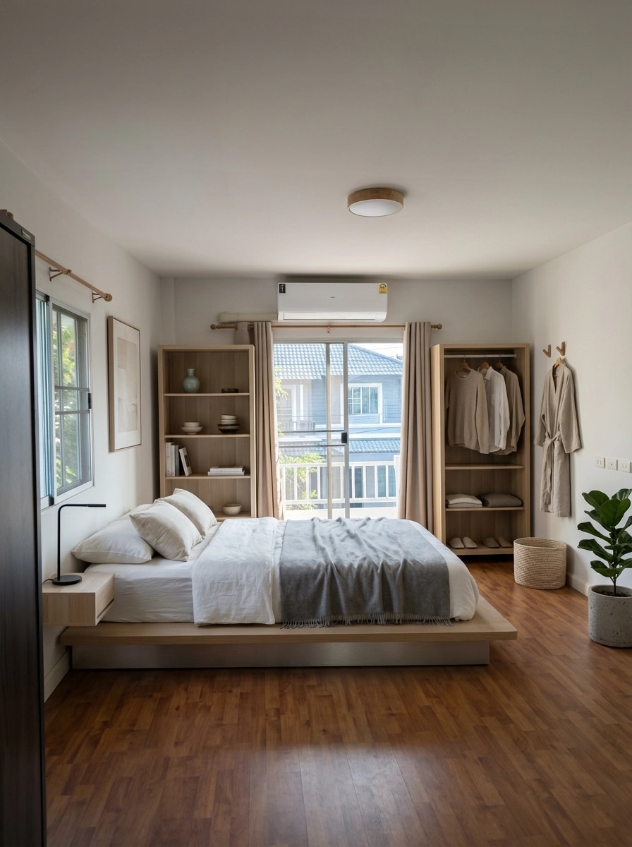 Minimalism Bedroom design — interior photo by GenRoom AI