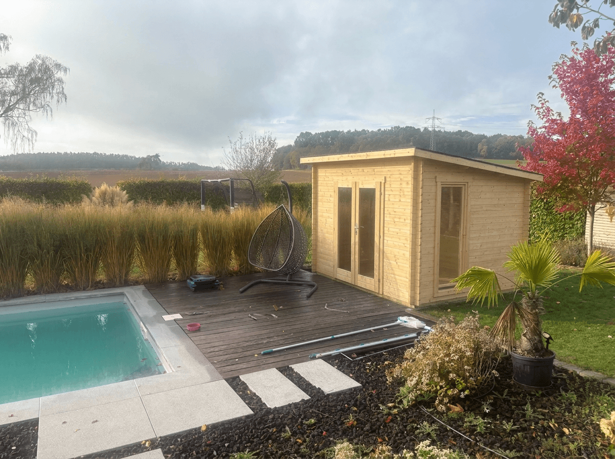 Yard design in Contemporary Yard style — photo by GenRoom AI