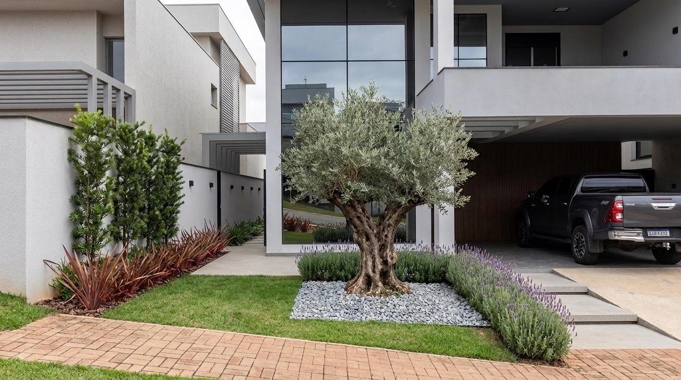 Landscape design in Minimalist Yard style — Yard by GenRoom AI
