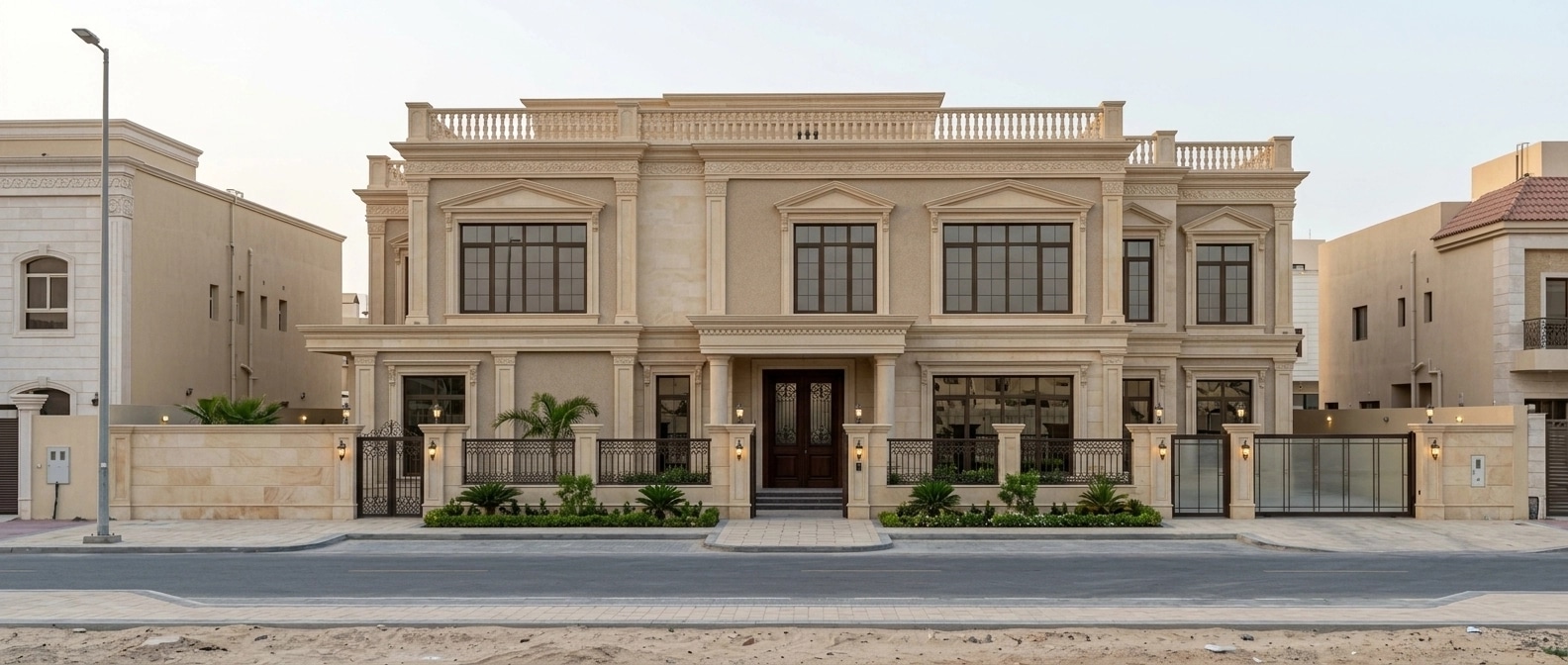 Classic Facade Facade design — facade photo by GenRoom AI