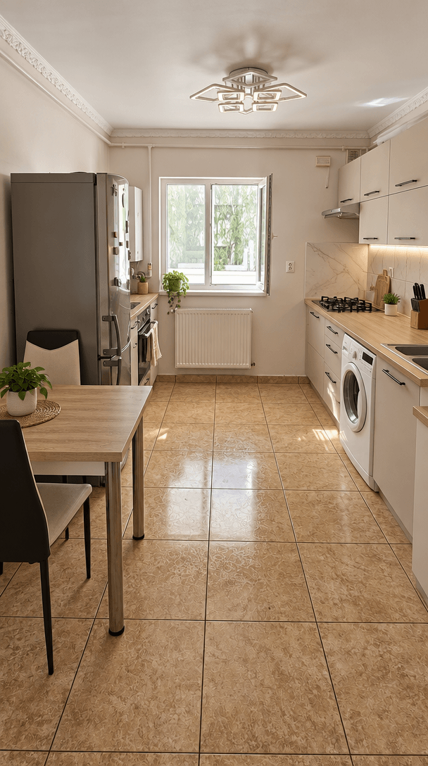 Kitchen interior in no_style style — photo by GenRoom AI