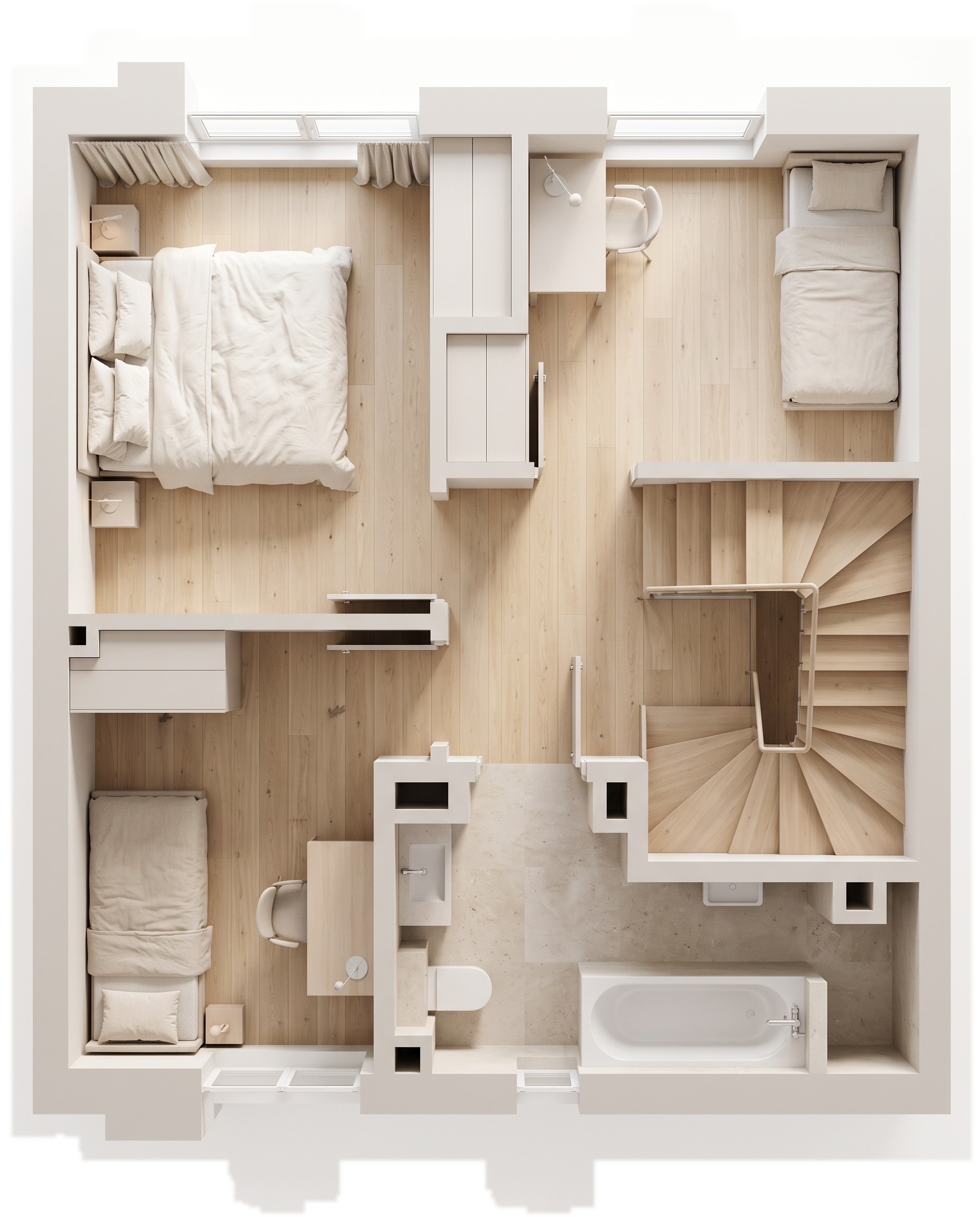 Interior design in Minimalism style — Living Room by GenRoom AI