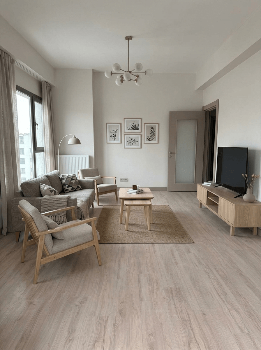 Interior design in Scandinavian style — Living Room by GenRoom AI