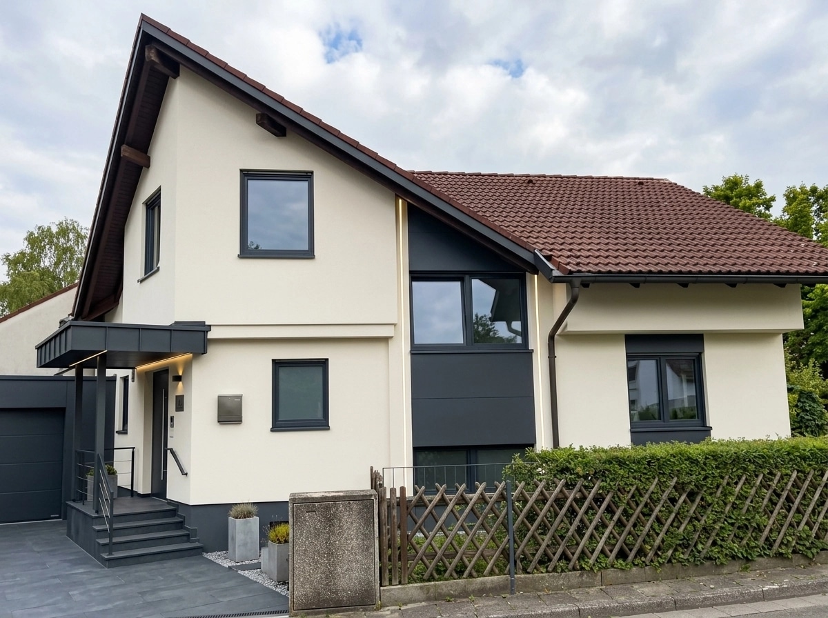 Facade design in German Modernist Facade style — Facade by GenRoom AI