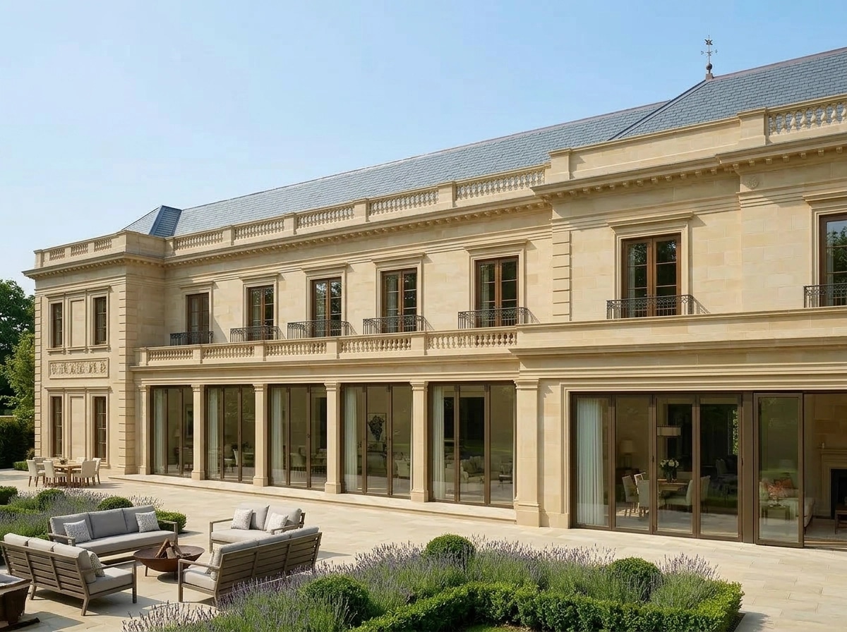Neoclassic Facade Facade design — facade photo by GenRoom AI