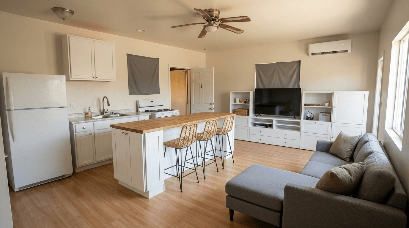 Kitchen interior in no_style style — photo by GenRoom AI
