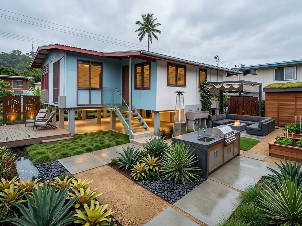 Landscape design in Contemporary Yard style — Yard by GenRoom AI