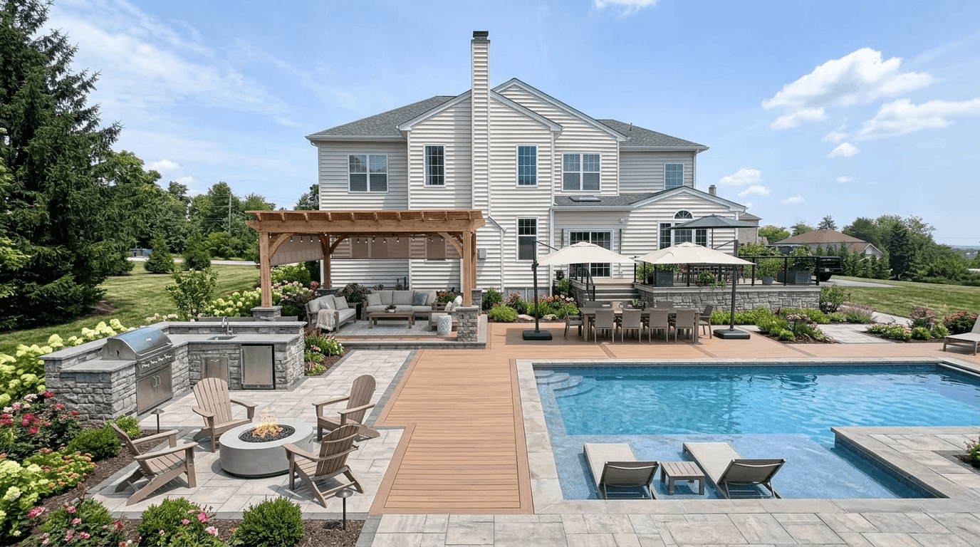 Yard design in no_style style — photo by GenRoom AI