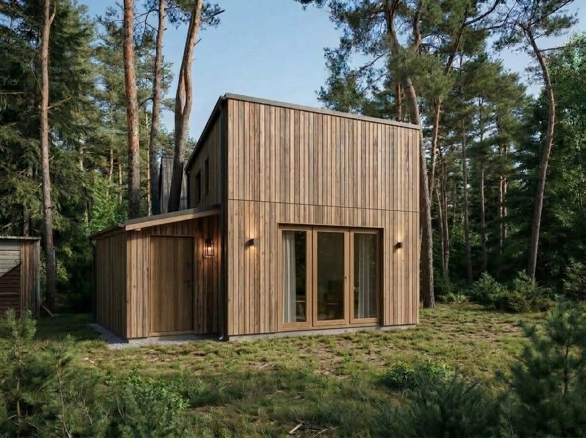 Facade design in Barnhouse Facade style — Facade by GenRoom AI