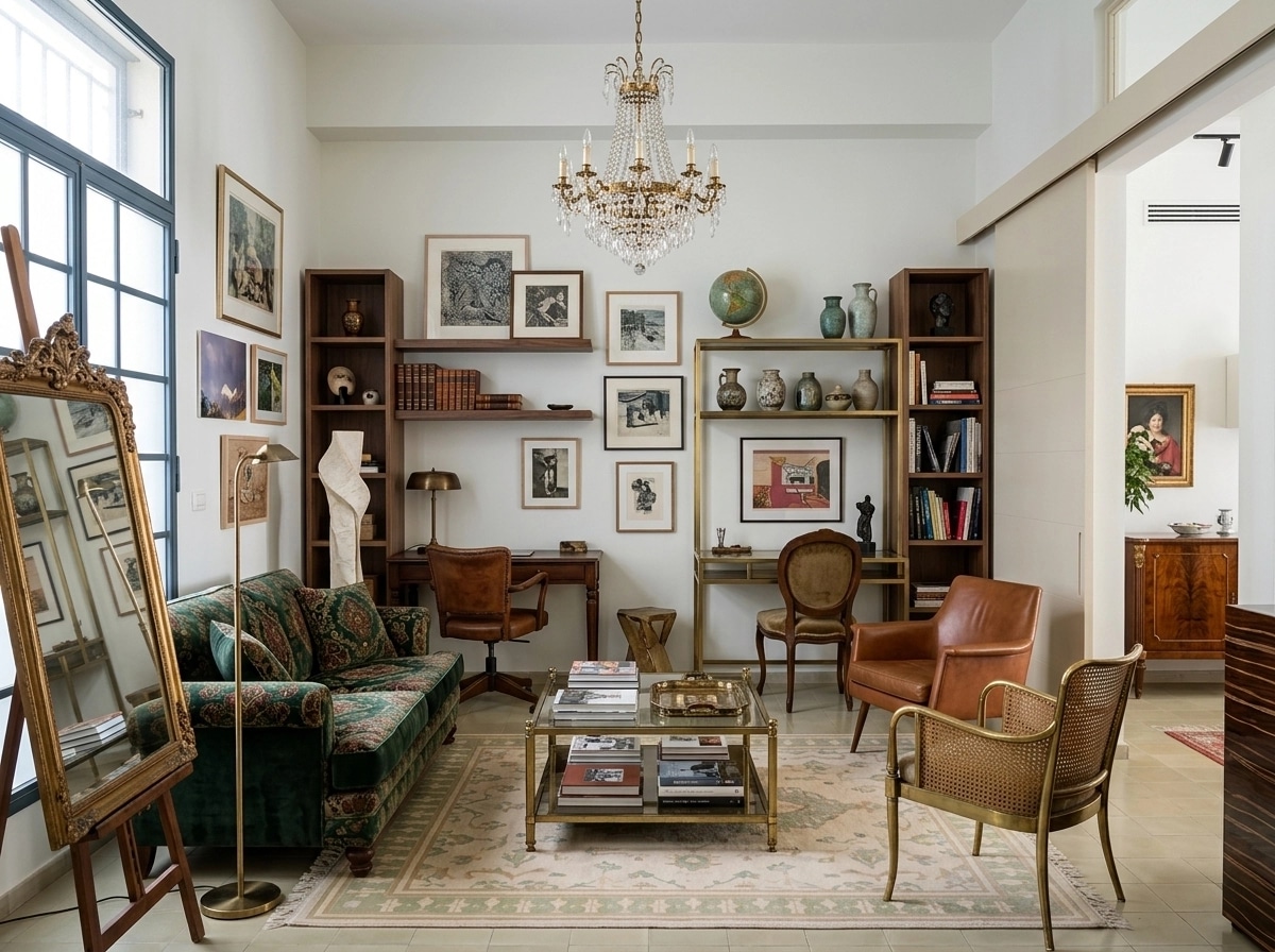 Interior design in Eclectic style — Living Room by GenRoom AI