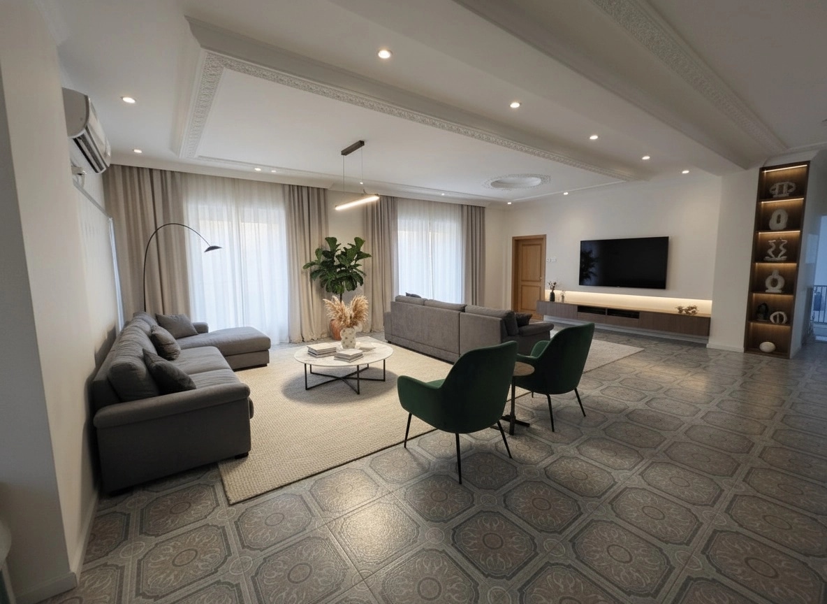 Interior design in Contemporary style — Living Room by GenRoom AI