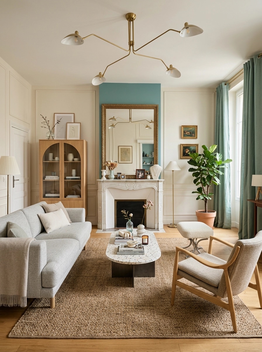 Scandinavian Living Room design — interior photo by GenRoom AI