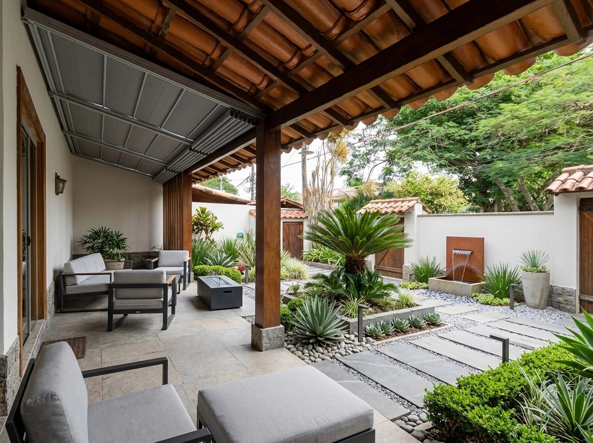 Contemporary Yard Yard design — yard photo by GenRoom AI