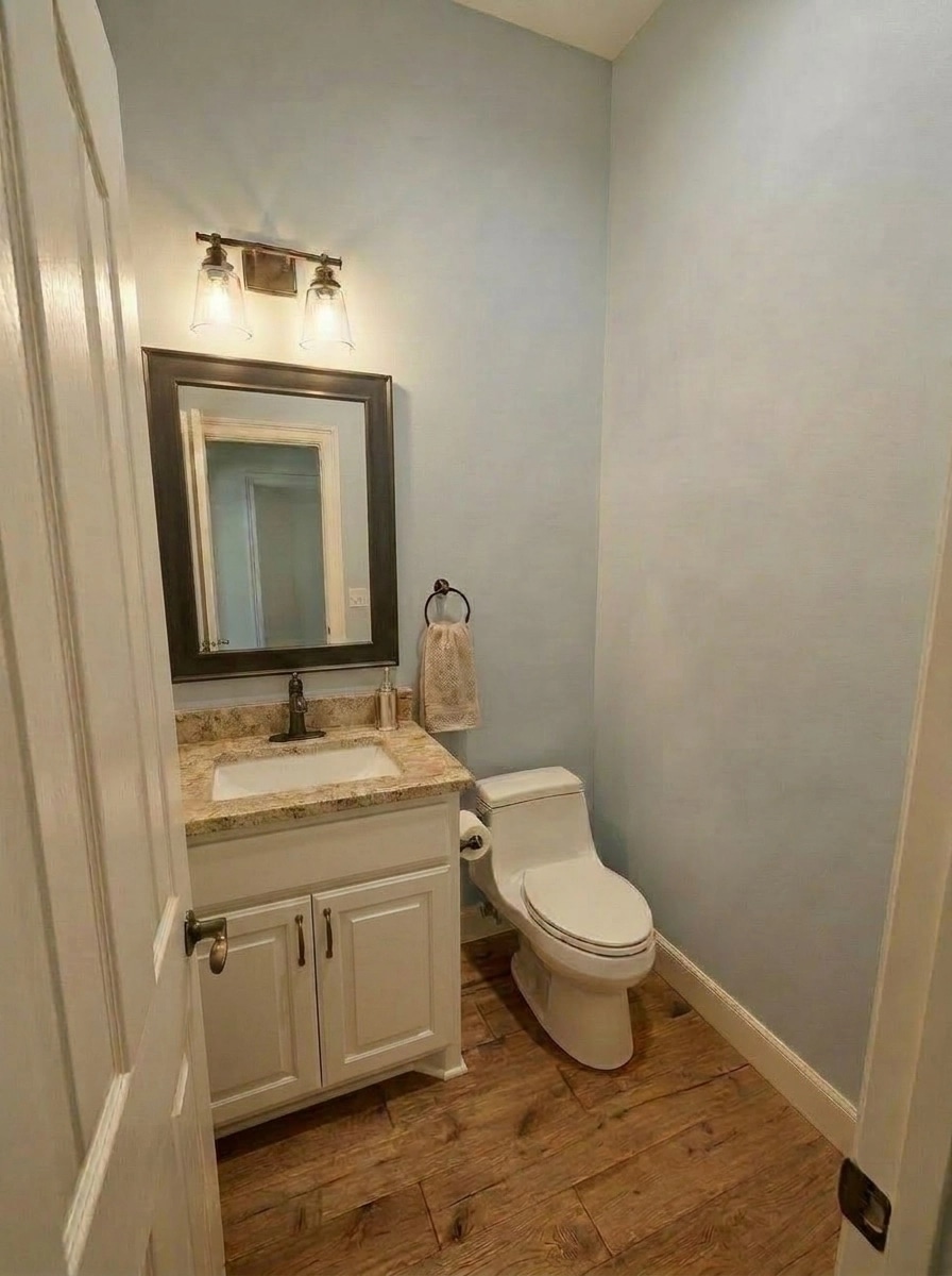 Interior design in Modern Farmhouse style — Bathroom by GenRoom AI