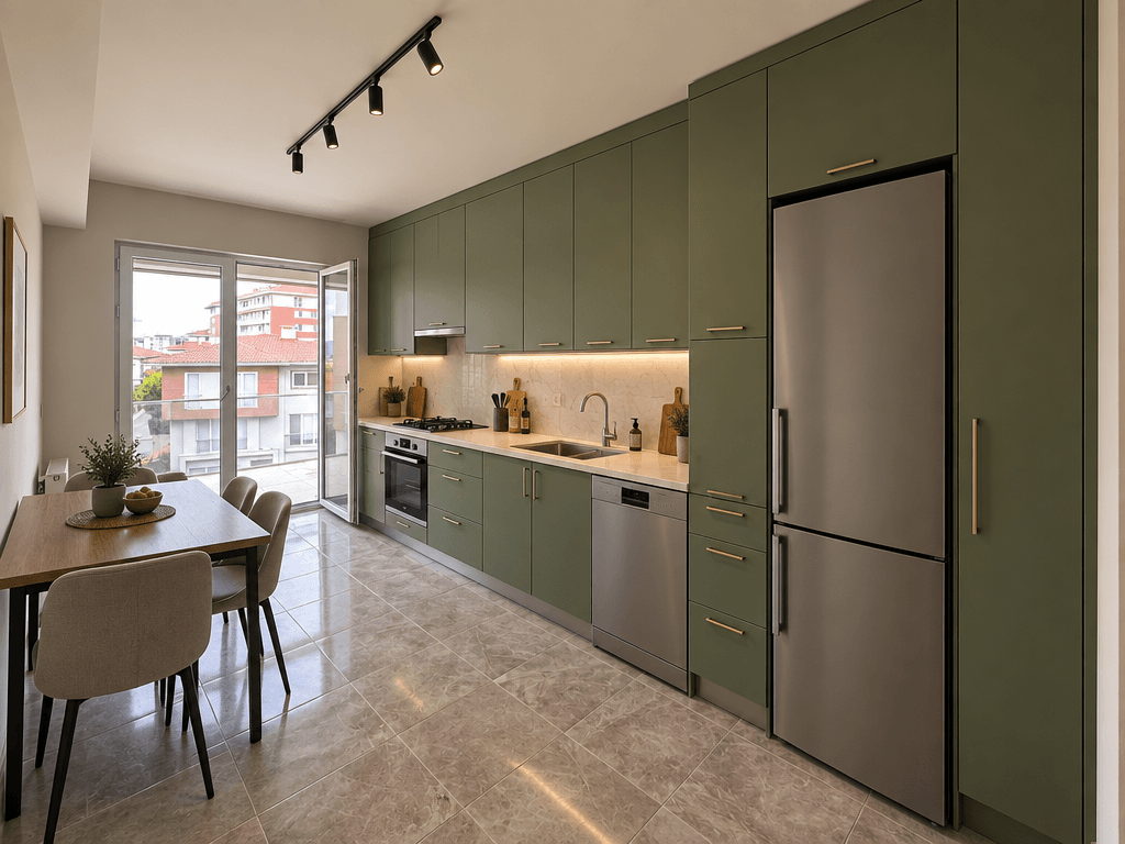 Kitchen interior in no_style style — photo by GenRoom AI