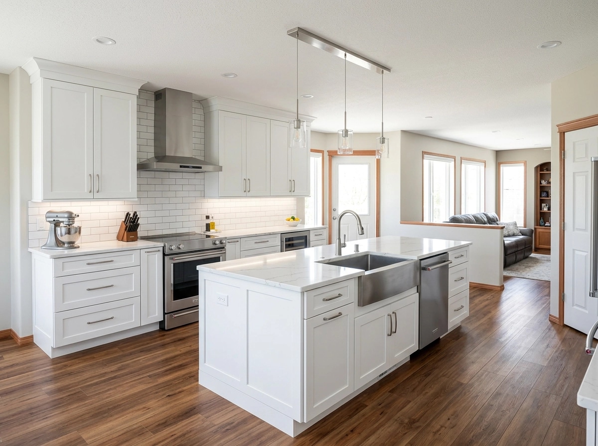 Interior design in Transitional style — Kitchen by GenRoom AI