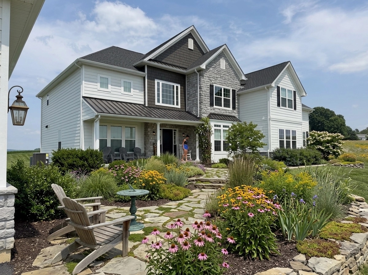Yard design in no_style style — photo by GenRoom AI