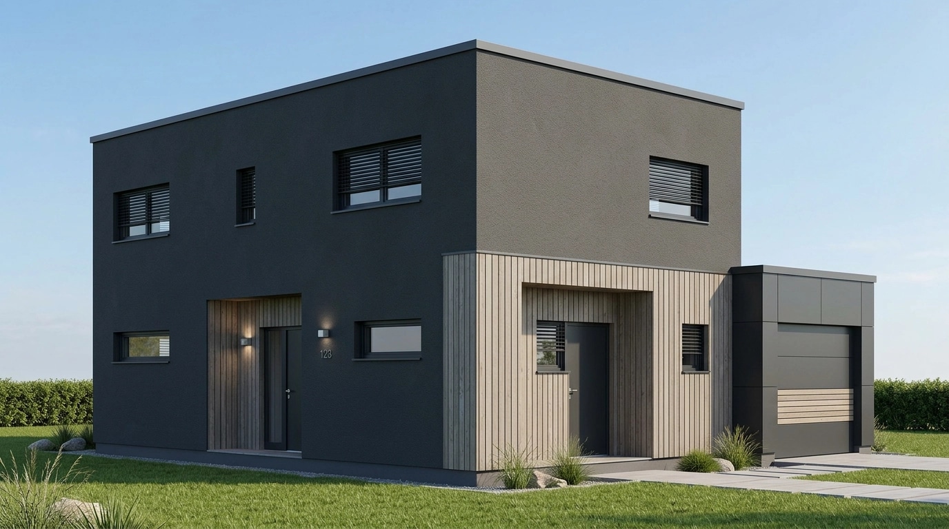 Scandinavian Facade Facade design — facade photo by GenRoom AI