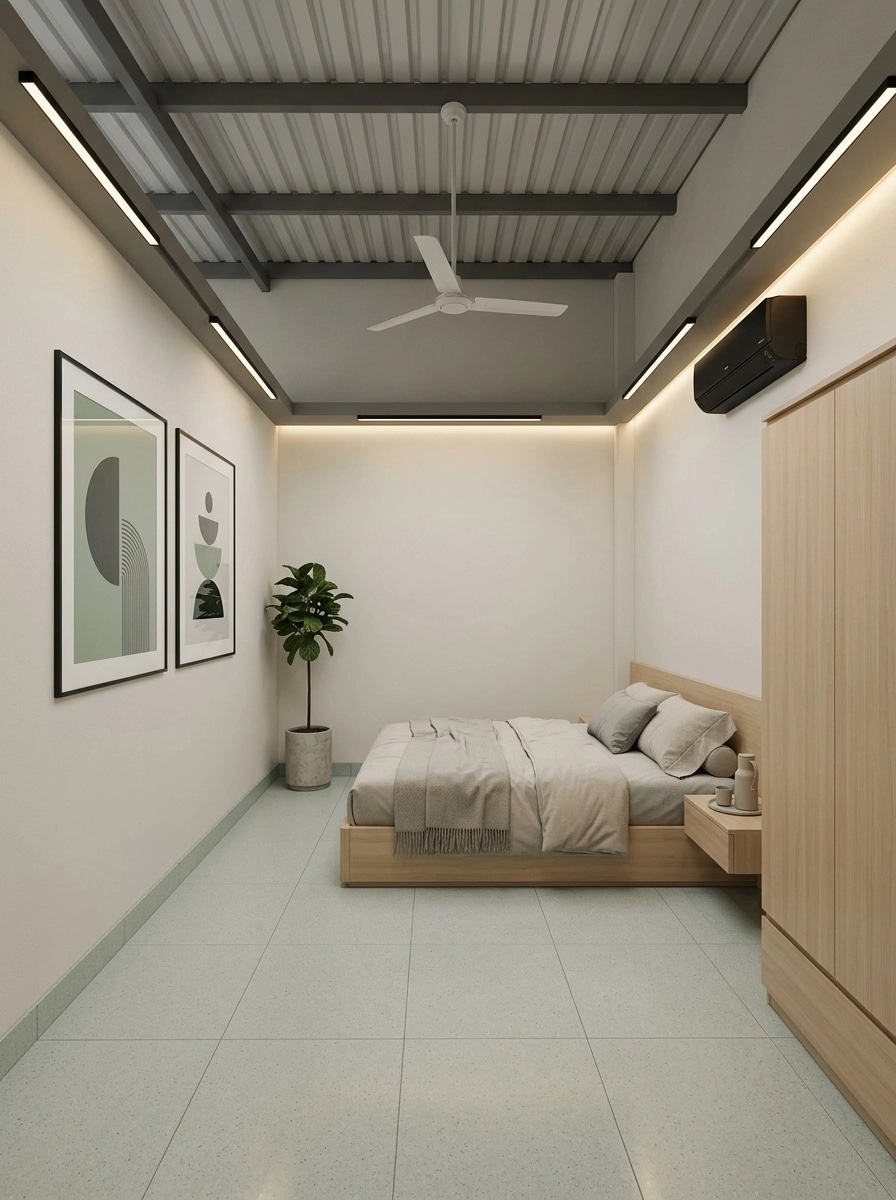 Minimalism Bedroom design — interior photo by GenRoom AI