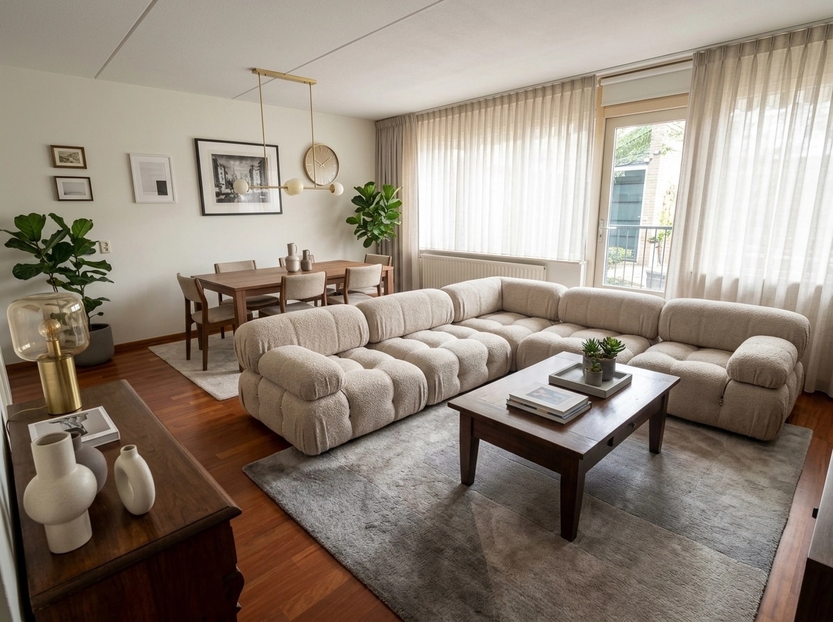 Interior design in Contemporary style — Living Room by GenRoom AI