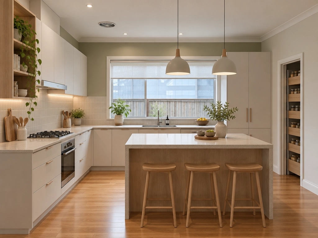 Interior design in Scandinavian style — Kitchen by GenRoom AI