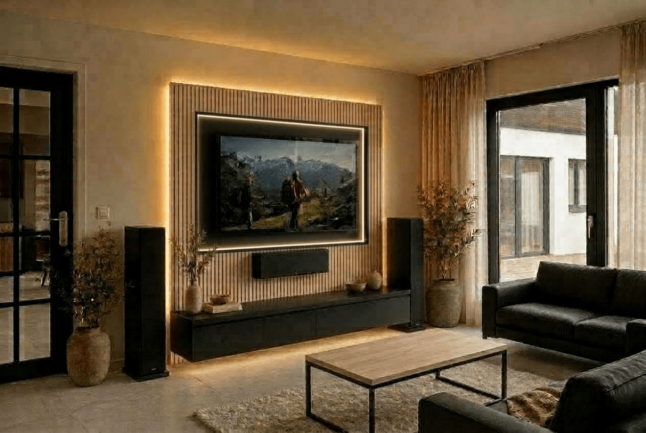Interior design in Japandi style — Living Room by GenRoom AI