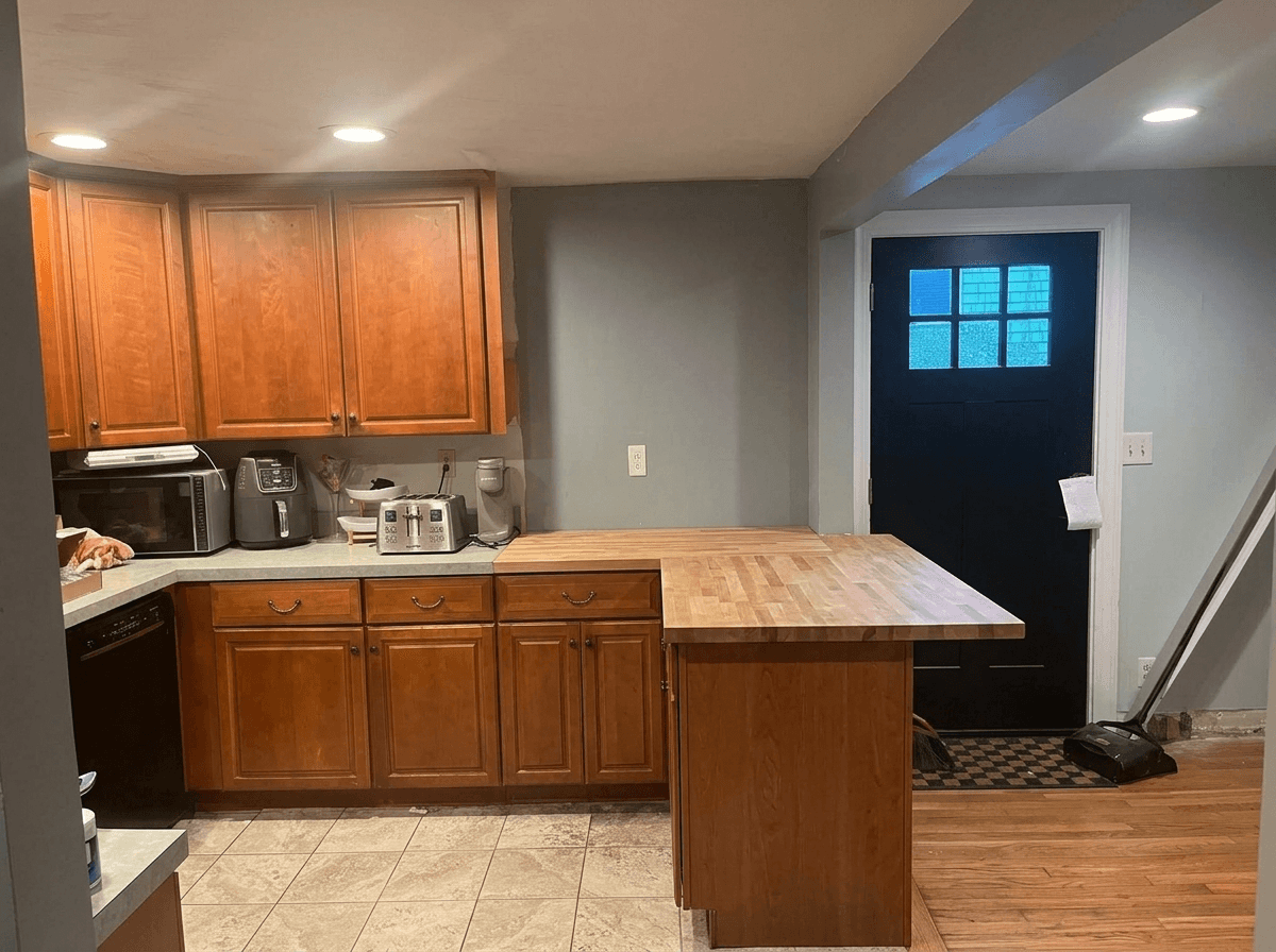 Kitchen interior in no_style style — photo by GenRoom AI