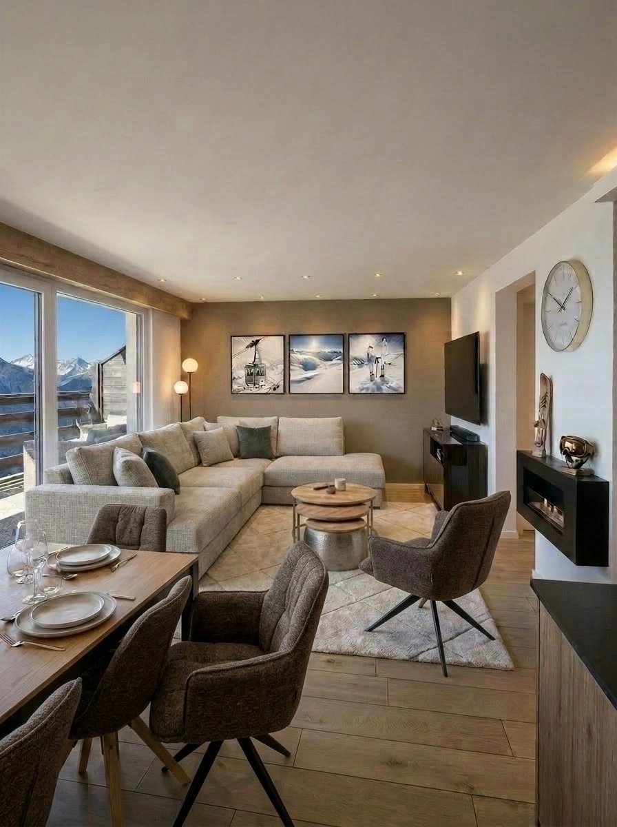 Interior design in Contemporary style — Living Room by GenRoom AI