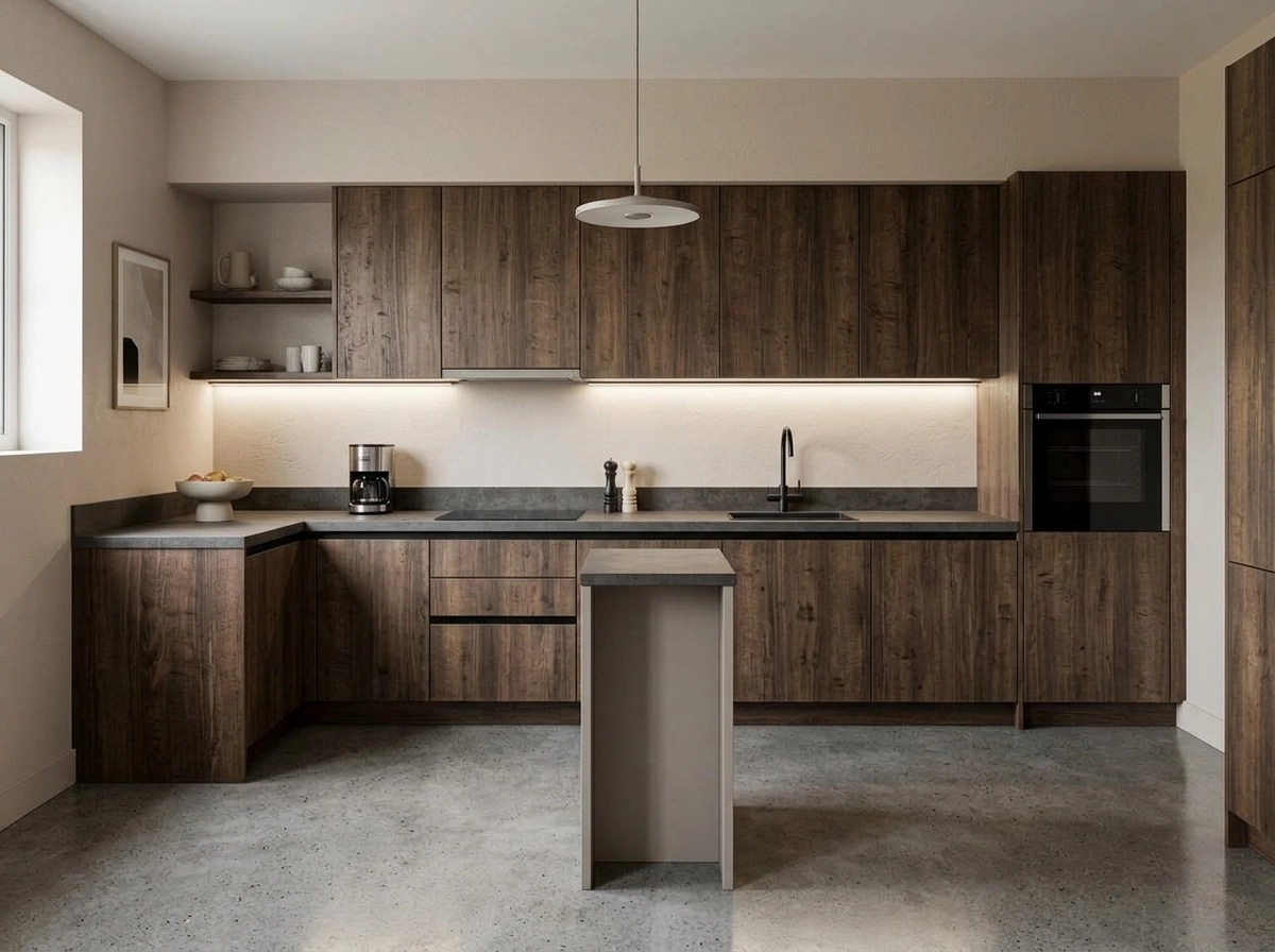 Kitchen interior in Contemporary style — photo by GenRoom AI