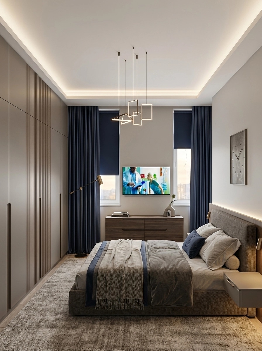 Contemporary Bedroom design — interior photo by GenRoom AI