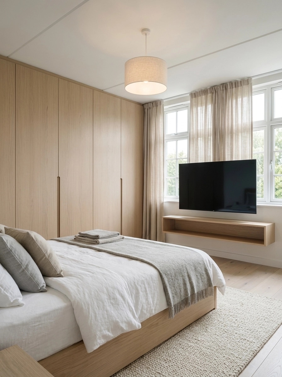 Scandinavian Bedroom design — interior photo by GenRoom AI