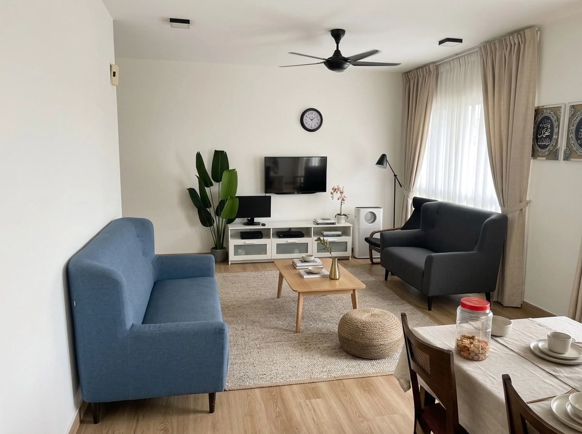 Scandinavian Living Room design — interior photo by GenRoom AI