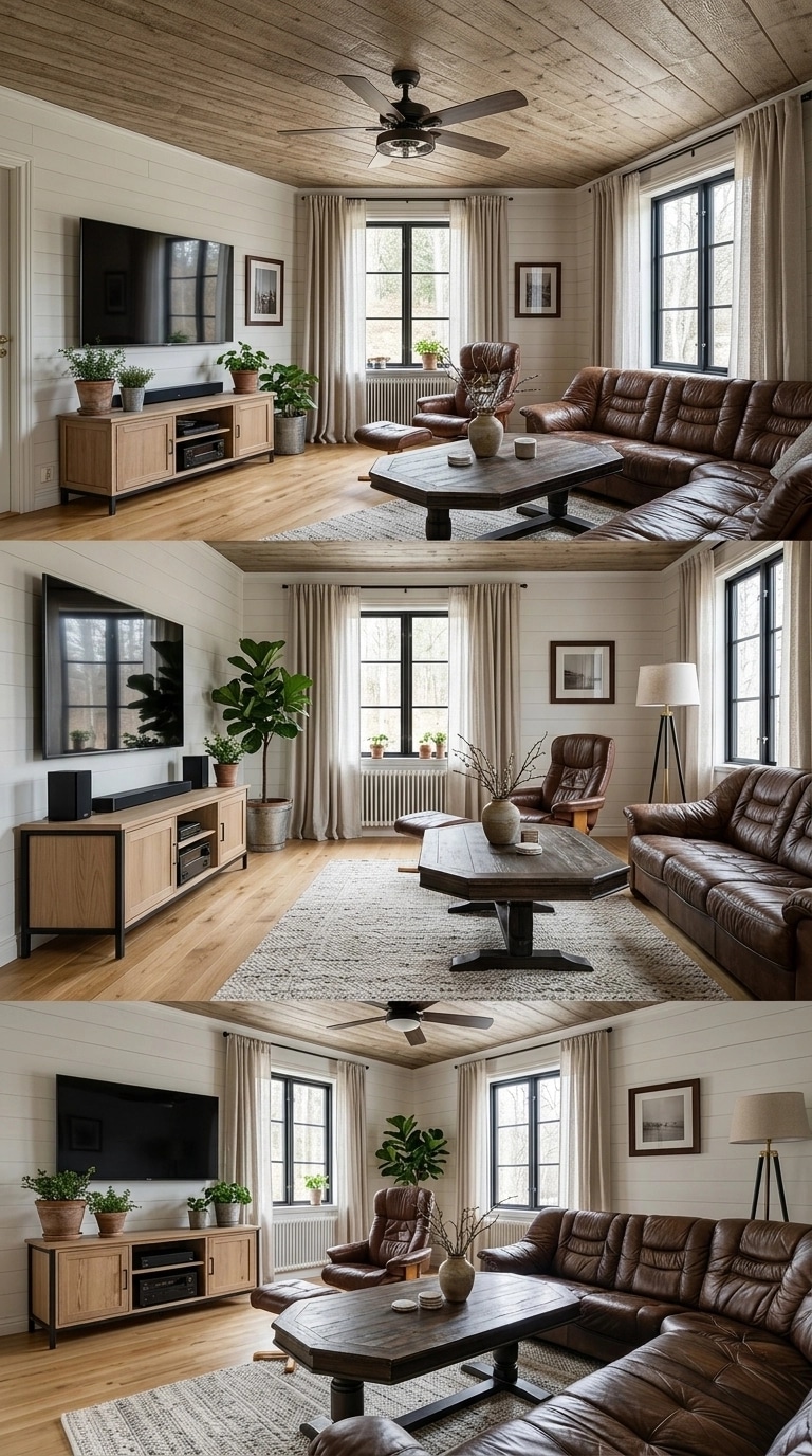 Modern Farmhouse Living Room design — interior photo by GenRoom AI