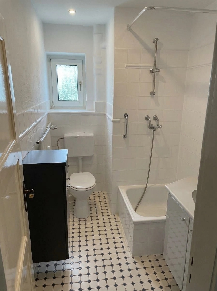 Bathroom interior in no_style style — photo by GenRoom AI