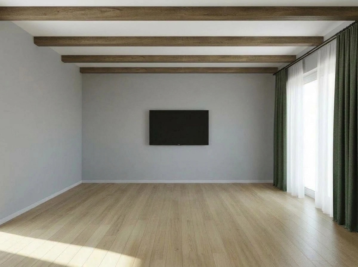 Interior design in Rustic style — Living Room by GenRoom AI