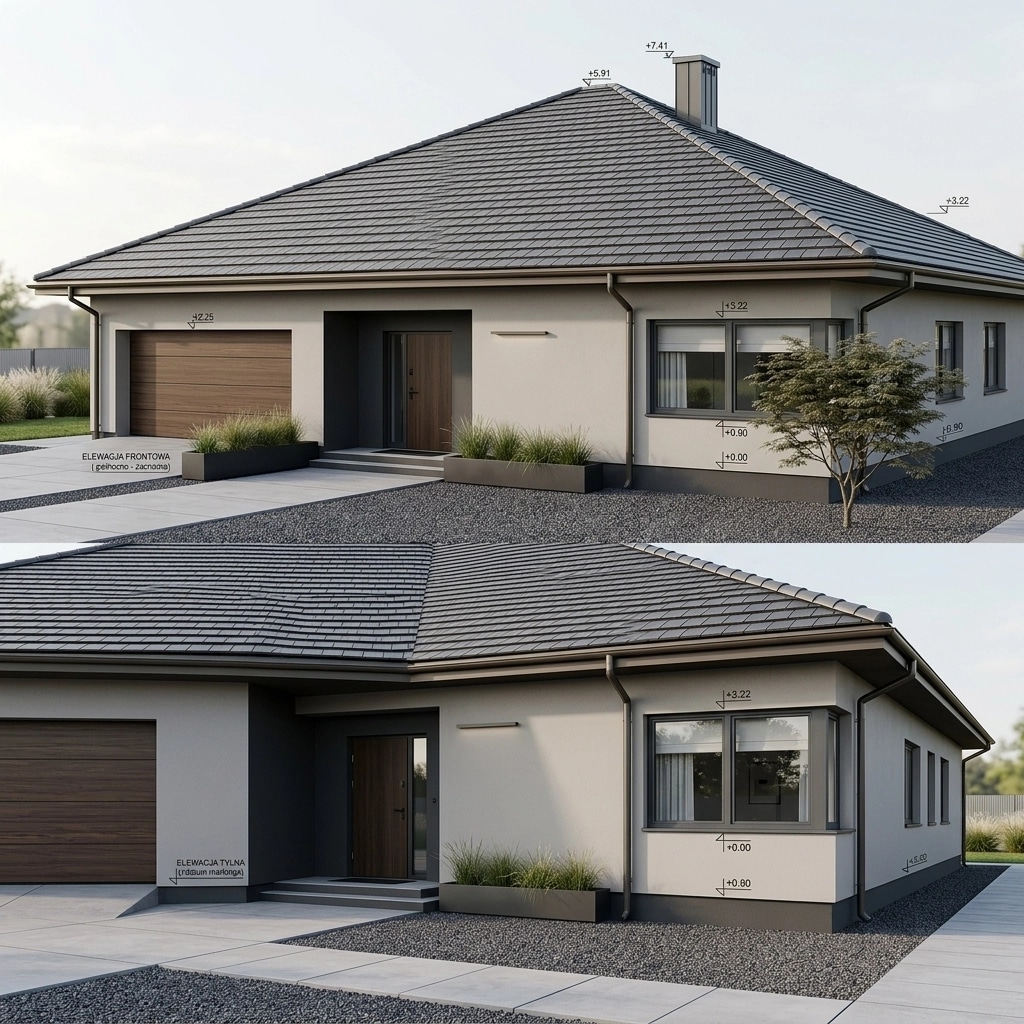 Facade design in Minimalist Facade style — Facade by GenRoom AI