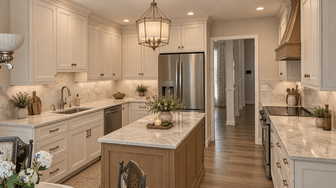 Kitchen interior in Classic style — photo by GenRoom AI