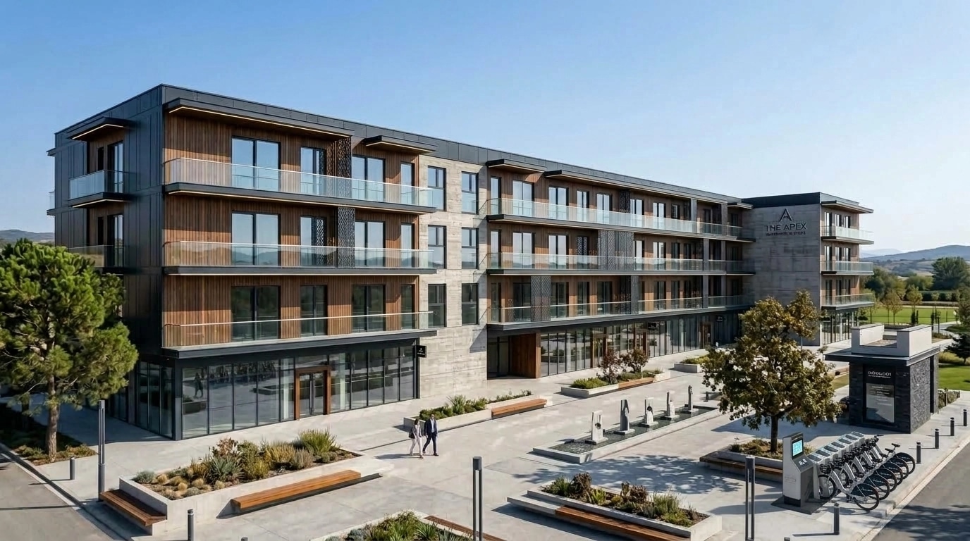 Facade design in Contemporary Facade style — Facade by GenRoom AI
