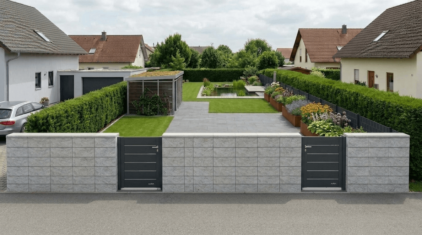 Yard design in no_style style — photo by GenRoom AI