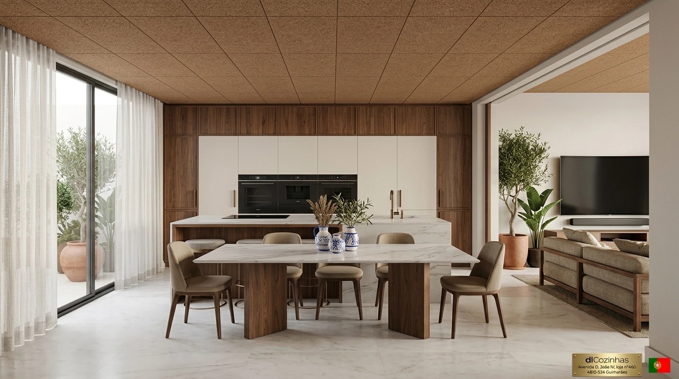 Interior design in Portuguese Modern style — dining_room by GenRoom AI