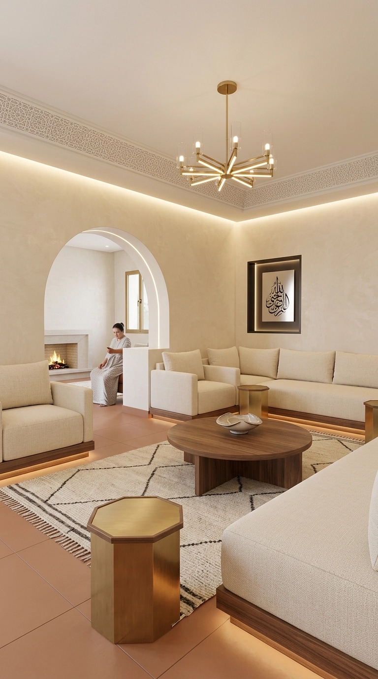 Interior design in Minimalism style — Living Room by GenRoom AI