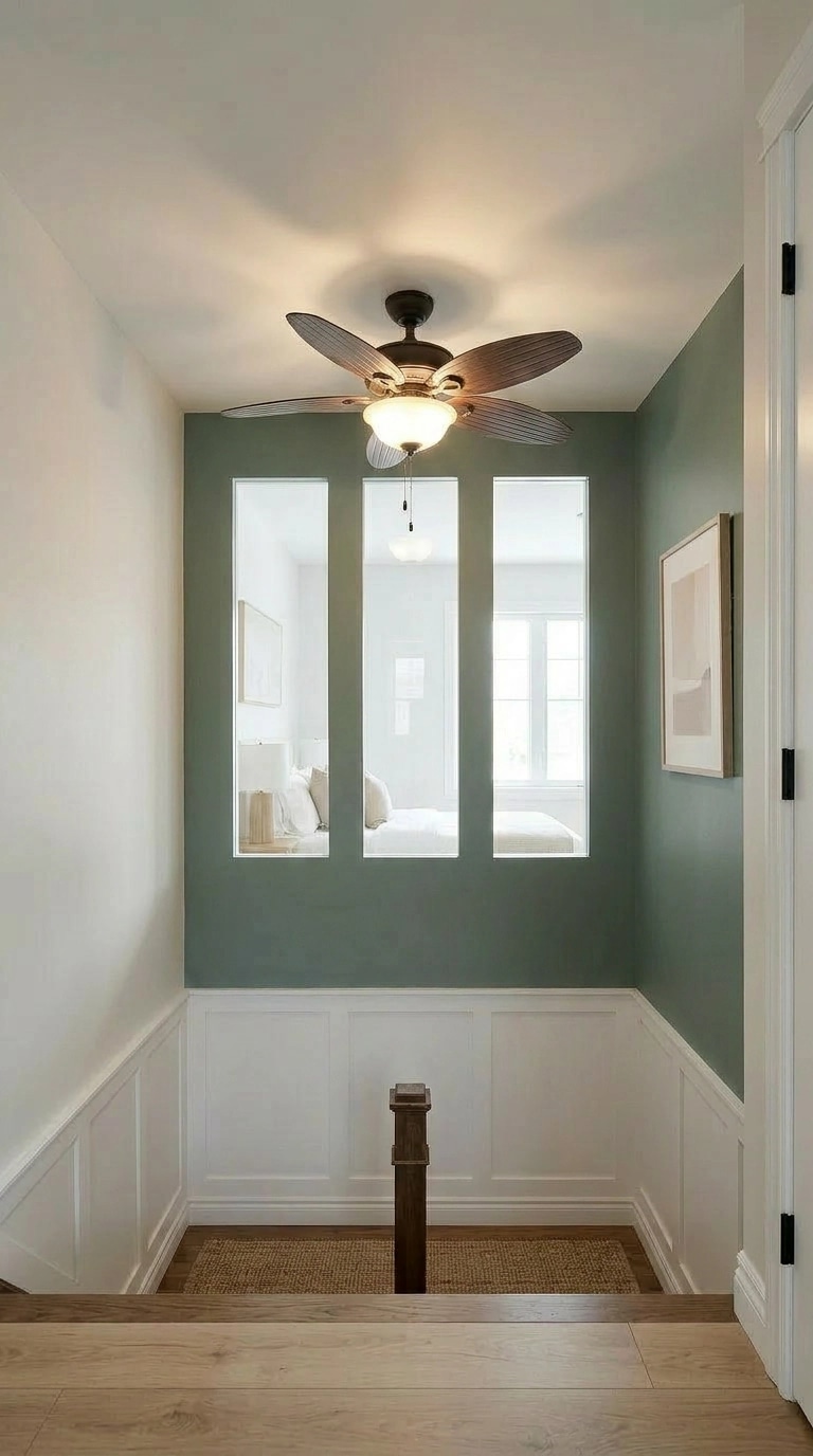 Hallway interior in Transitional style — photo by GenRoom AI